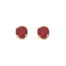 Load image into Gallery viewer, Solitaire Round Cut Birth Stone Ear Sense Stud Earrings