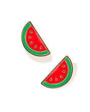Load image into Gallery viewer, Screwback Stud Earrings - Watermelon