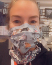 Load image into Gallery viewer, Vera Bradley Pleated Mask with Adjustable Elastic