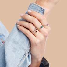 Load image into Gallery viewer, Luca & Danni May Birthstone Ring silver or gold