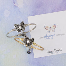 Load image into Gallery viewer, Butterfly Bangle Bracelet