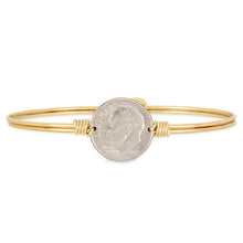 Load image into Gallery viewer, Divine Dime Bangle Bracelet