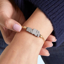Load image into Gallery viewer, Mama Elephant Bangle Bracelet