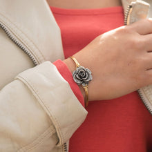 Load image into Gallery viewer, Rose Bangle Bracelet