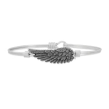 Load image into Gallery viewer, Angel Wing Bangle Bracelet