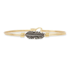 Load image into Gallery viewer, Mini Lucky Feather Bangle Bracelet