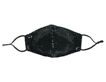 Load image into Gallery viewer, Care Cover Bling Shimmer Sequin Face Mask Party & Wedding
