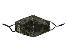 Load image into Gallery viewer, Care Cover Bling Shimmer Sequin Face Mask Party & Wedding