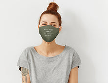 Load image into Gallery viewer, Say What? Care Cover Face Mask