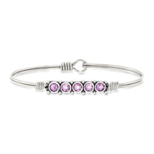 Load image into Gallery viewer, June Birthstone Bangle Bracelet