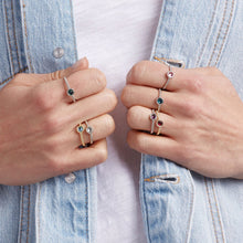 Load image into Gallery viewer, Luca & Danni April Birthstone Ring