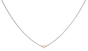 Cape Cod Sterling Silver with Rose Gold Ball 18