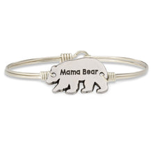 Load image into Gallery viewer, Mama Bear Bangle Bracelet