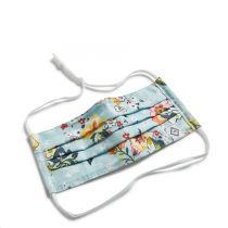 Load image into Gallery viewer, Vera Bradley Pleated Mask with Adjustable Elastic