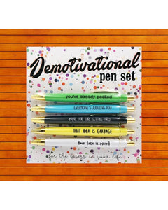 fun club pen set demotivational