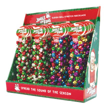 Load image into Gallery viewer, Jingle &amp; Ring Sleigh Bell Stretch Necklace