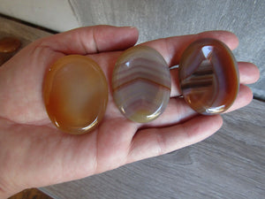 Oval Gemstone Worry Stones – Pocket Crystals