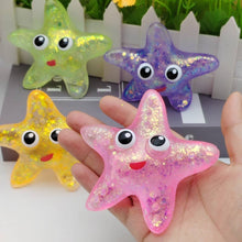 Load image into Gallery viewer, Sugar Squshy Glitter seashell Crab squishy toy-Random Color