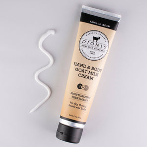 Vanilla Bean Hand & Body Goat Milk Cream 3.3 oz