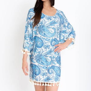 Elsie One Size Fringe Beach Swimsuit Cover Up