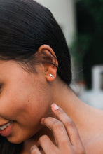 Load image into Gallery viewer, New Moon Silver Earrings - TROUBLES FLY/BIRD