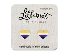 Load image into Gallery viewer, Pride Earrings // LGBTQ+ Pride Flag Earrings