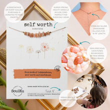 Load image into Gallery viewer, Sunstone Seed Necklace for Self Worth - SEED06