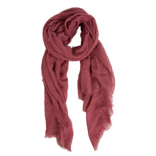 Load image into Gallery viewer, Lightweight Scarf Jaymes Raw Edge Summer