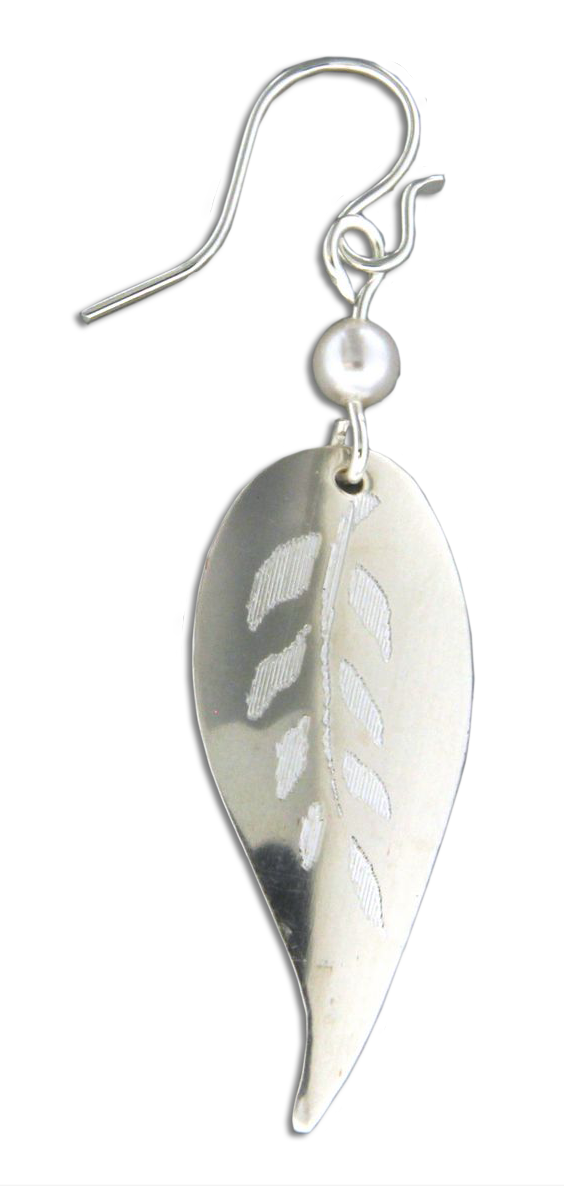 Decorative Calla Lily Leaf Earring