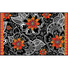 Load image into Gallery viewer, Beach Towel - Laurel Burch &quot;Orange Blossoms&quot;