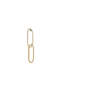 P68 Paperclip Link Post Earring