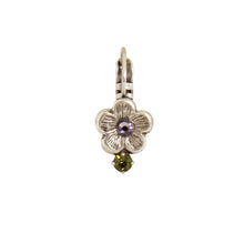 Load image into Gallery viewer, Crystal Flower Earring