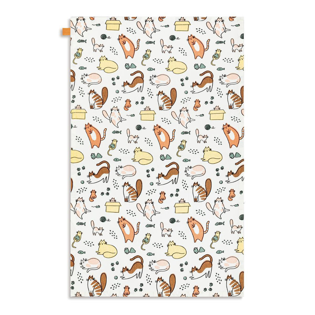 Dog Breeds Cotton Twill Kitchen Towel - 17x28in