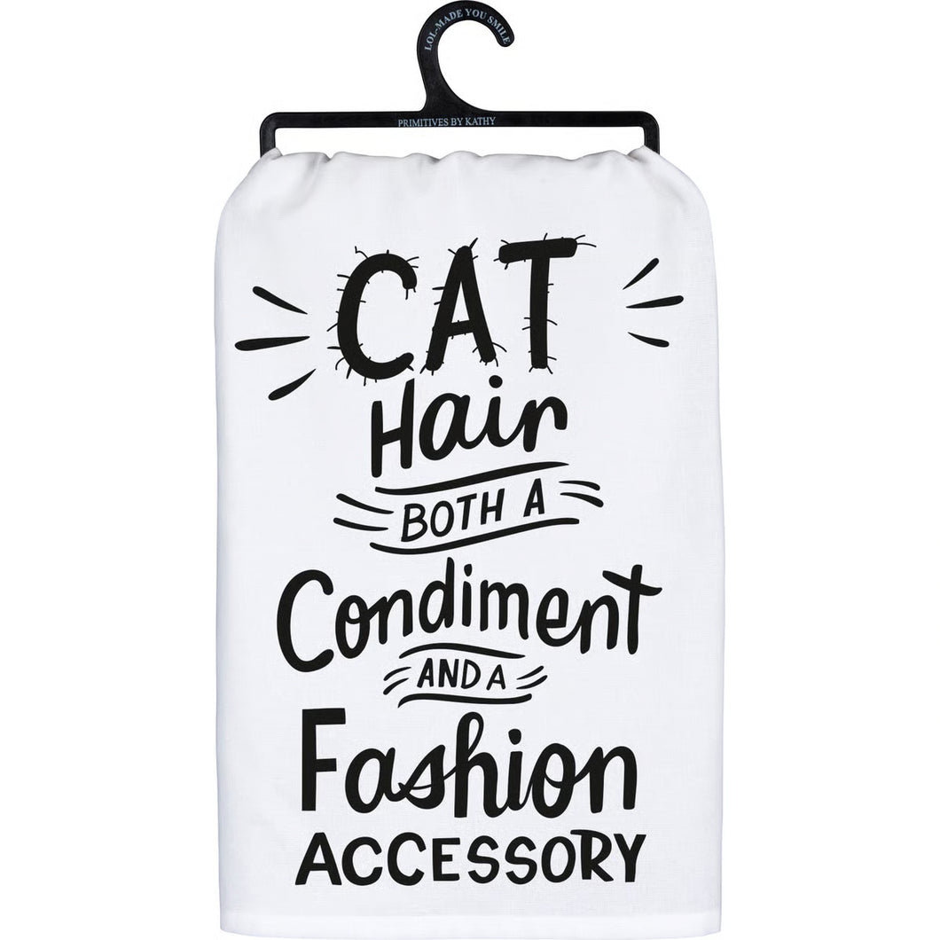Cat Hair Condiment And Fashion Kitchen Towel