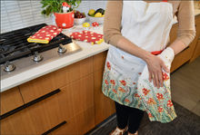 Load image into Gallery viewer, Mushroom Garden Apron w/ Detachable Towel