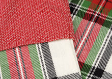 Load image into Gallery viewer, Plaid Christmas Stocking