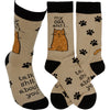 Cat And I Talk About You Socks