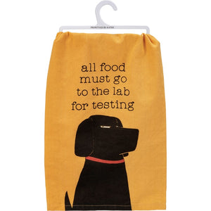 dishtowel All Food To The Lab For Testing Kitchen Towel