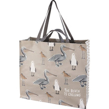 Load image into Gallery viewer, The Beach Is Calling Shopping Tote