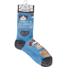 Load image into Gallery viewer, Owner Of World's Cutest Cat Socks