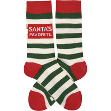 Load image into Gallery viewer, Santa&#39;s Favorite Socks