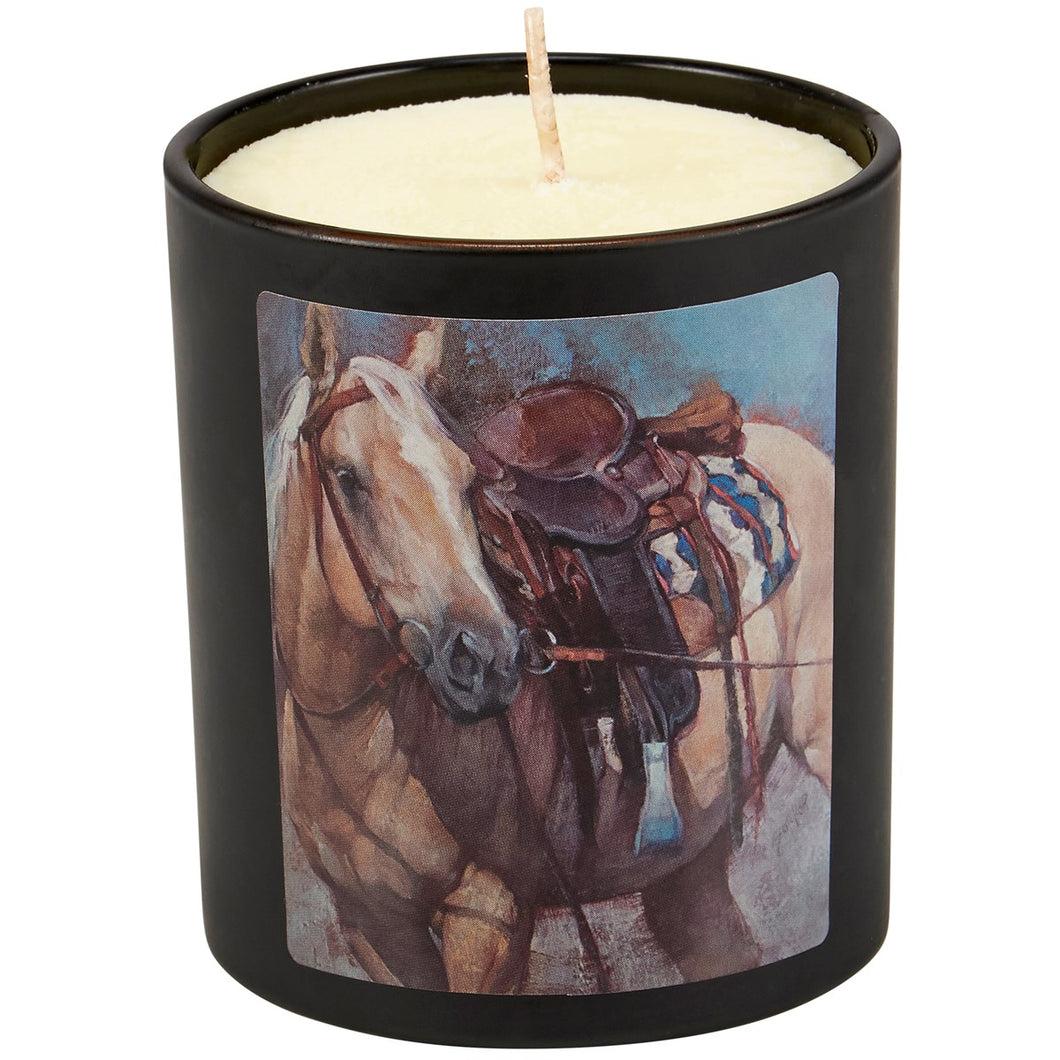 Palomino Horse Jar Candle