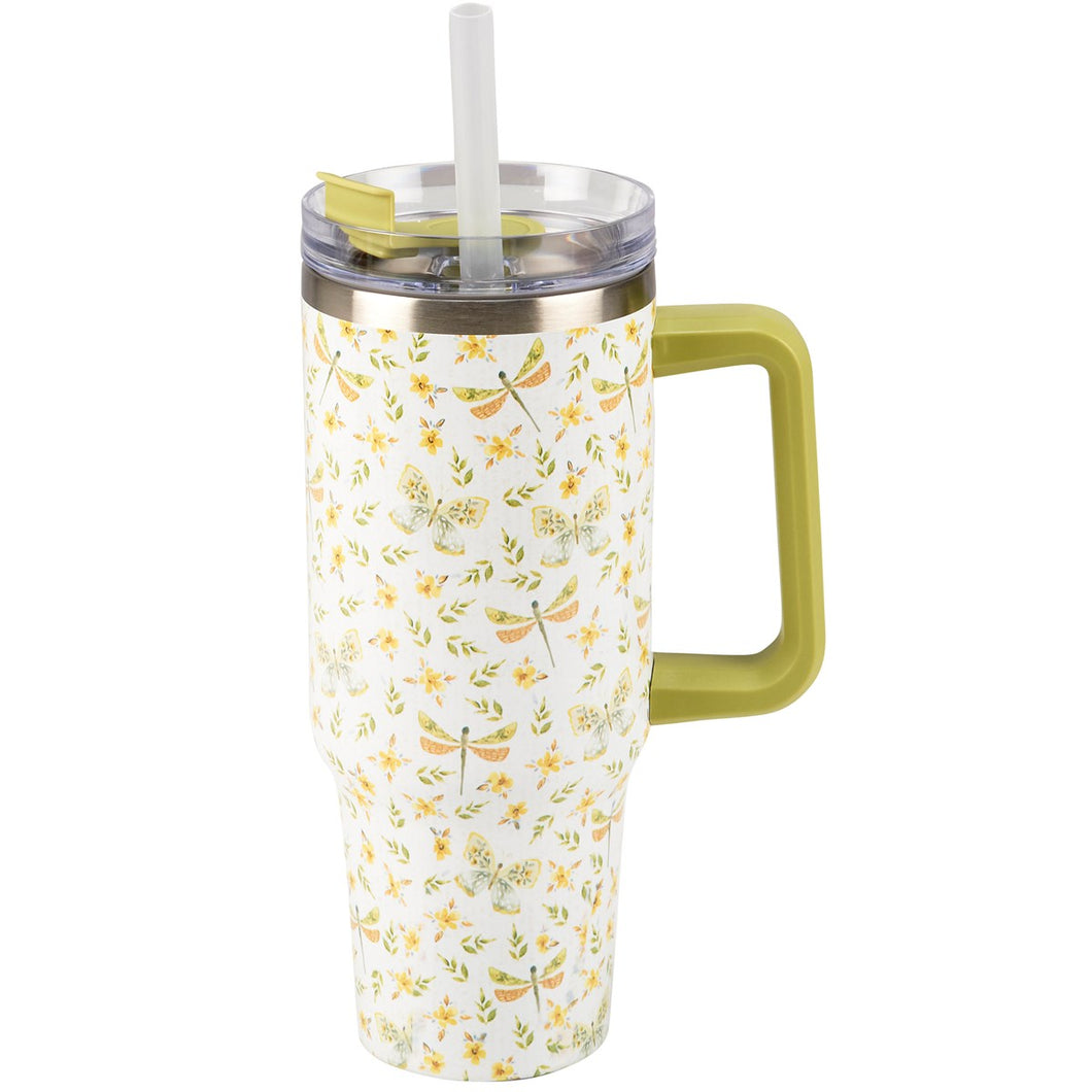 Butterfly 40 oz  Travel Mug