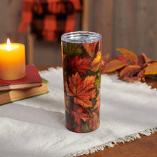 Load image into Gallery viewer, Fall Leaves Coffee Tumbler
