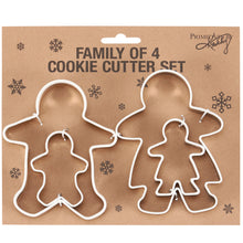 Load image into Gallery viewer, Gingerbread Family Cookie Cutter Set