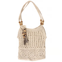 Load image into Gallery viewer, Crocheted Boho Tote