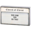 God Saw You Do That Block Sign