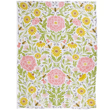 Load image into Gallery viewer, Peony Bee Kitchen Towel