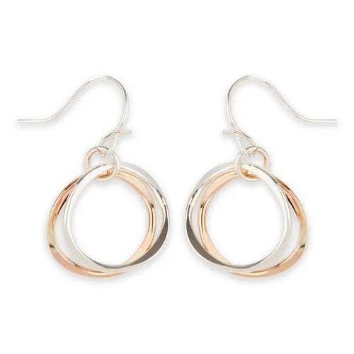 L47-mx Twin Link Dangle Earring