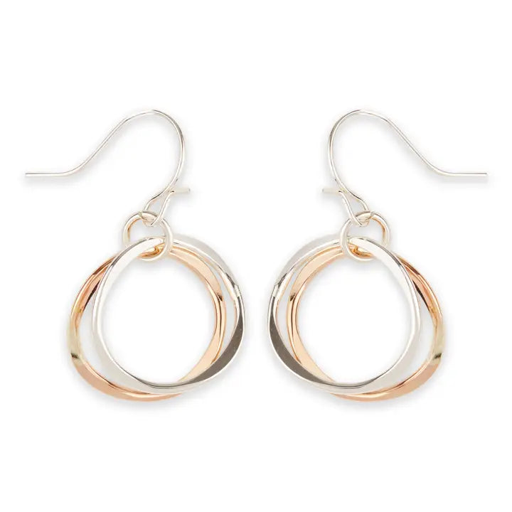 L47-mx Twin Link Dangle Earring